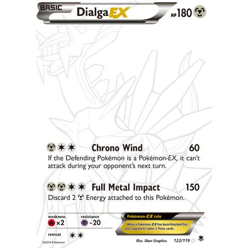 Dialga-EX - 122/119 - Fullart