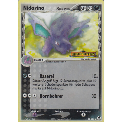 Nidorino - 35/101 - Reverse Holo