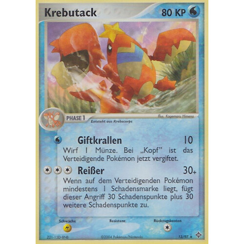 Krebutack - 13/97 - Reverse Holo