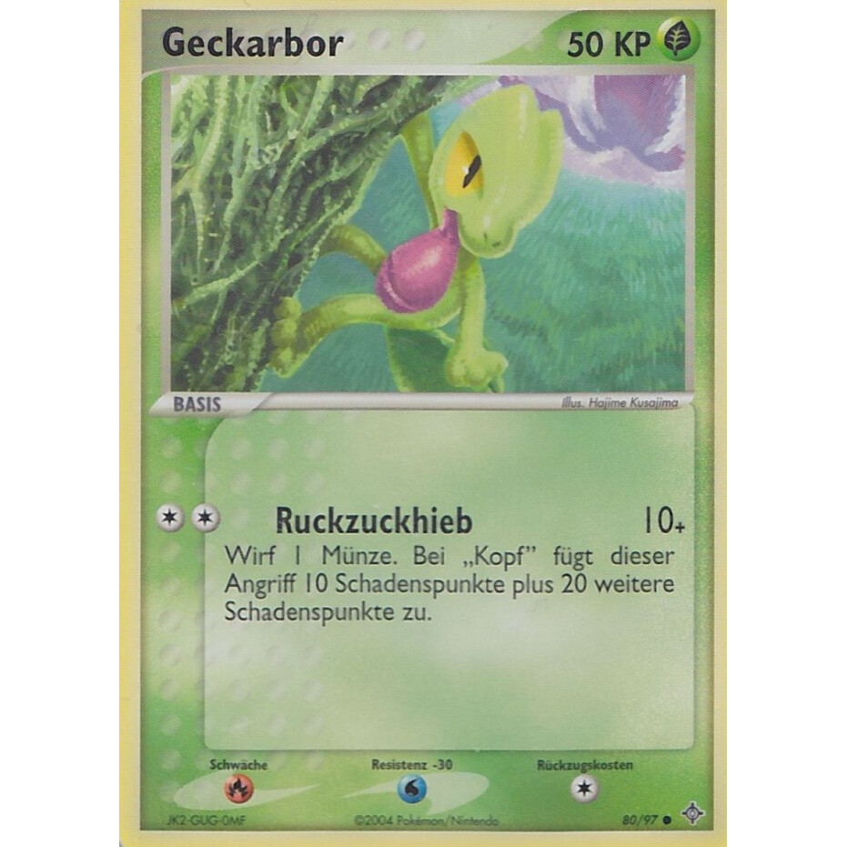 Geckarbor Deutsch Pokemon EX Drache 80/97