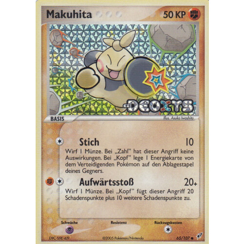 Makuhita - 65/107 - Reverse Holo