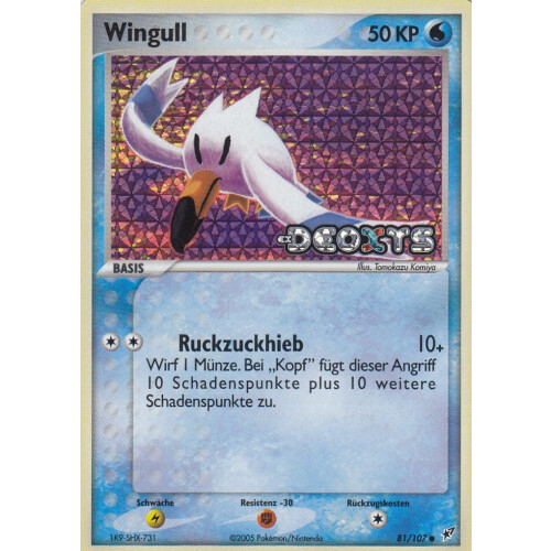 Wingull - 81/107 - Reverse Holo