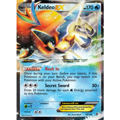 Keldeo-EX - 49/149 - EX