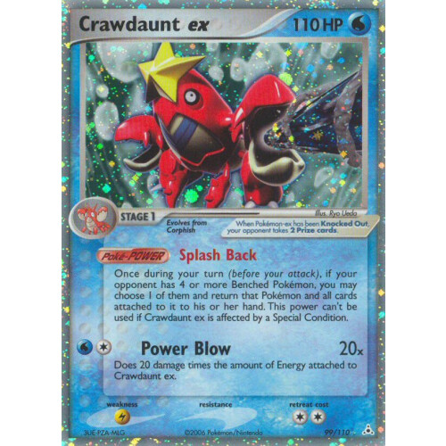 Crawdaunt ex - 99/110 - EX