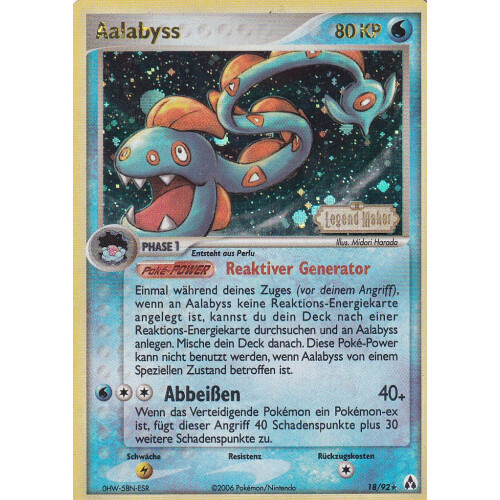 Aalabyss - 18/92 - Reverse Holo