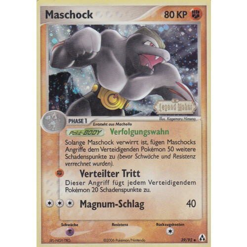 Maschock - 39/92 - Reverse Holo
