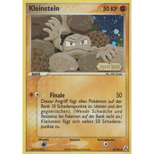 Kleinstein - 53/92 - Reverse Holo