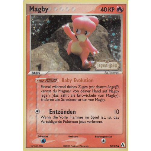 Magby - 58/92 - Reverse Holo