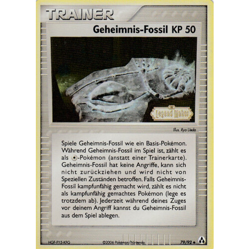 Geheimnis-Fossil - 79/92 - Reverse Holo