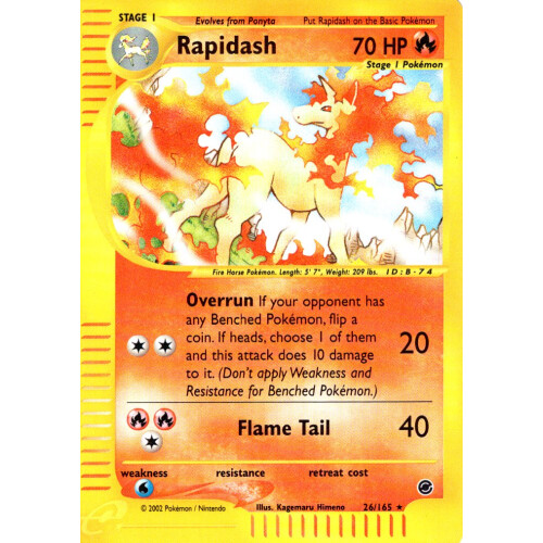 Rapidash - 26/165 - Reverse Holo