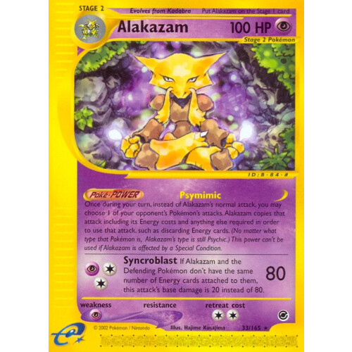 Alakazam - 33/165 - Reverse Holo