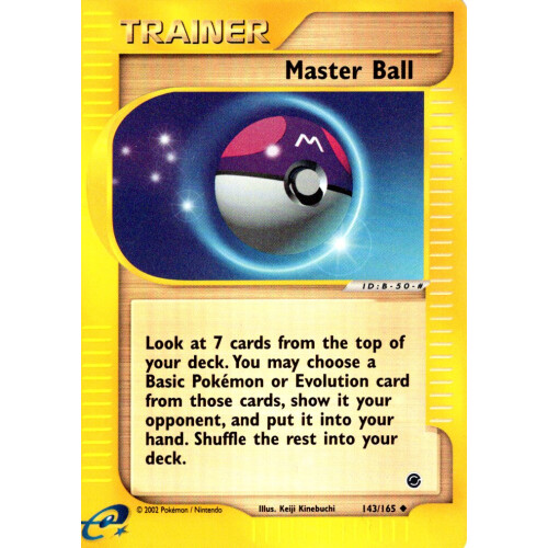 Master Ball - 143/165 - Reverse Holo