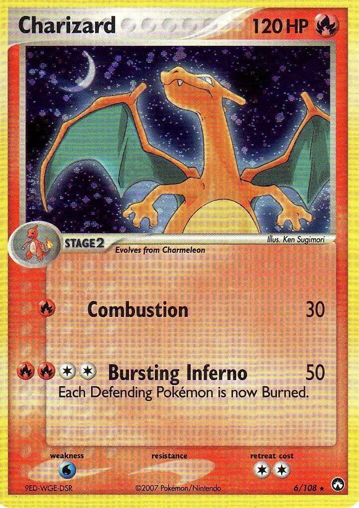 Charizard 6/108 Reverse Holo