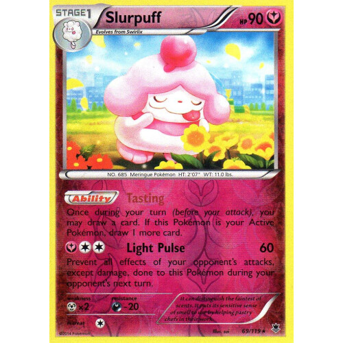 Slurpuff - 69/119 - Reverse Holo