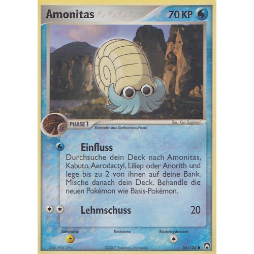 Amonitas - 56/108 - Reverse Holo