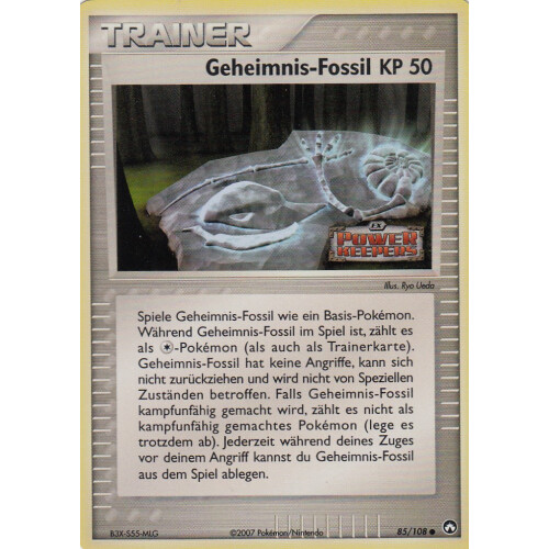 Geheimnis-Fossil - 85/108 - Reverse Holo