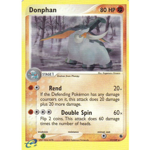 Donphan - 17/109 - Reverse Holo