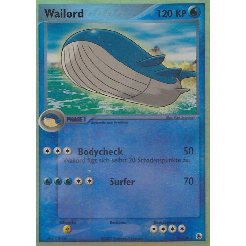 Wailord - 14/109 - Reverse Holo