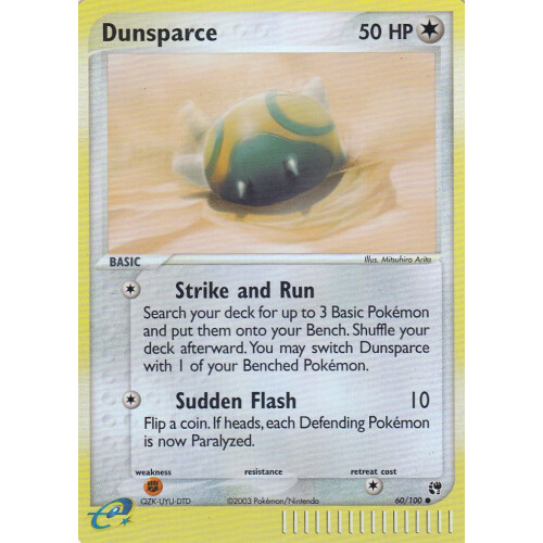 Dunsparce - 60/100 - Reverse Holo