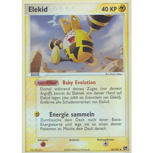 Elekid - 36/100 - Reverse Holo