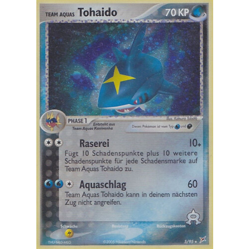 Team Aquas Tohaido - 5/95 - Reverse Holo