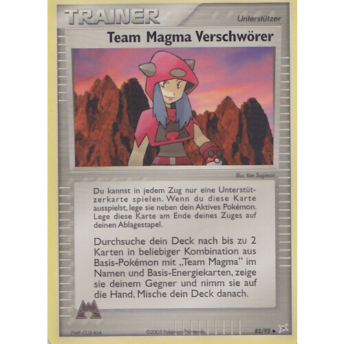Team Magma Verschwörer - 82/95 - Reverse Holo