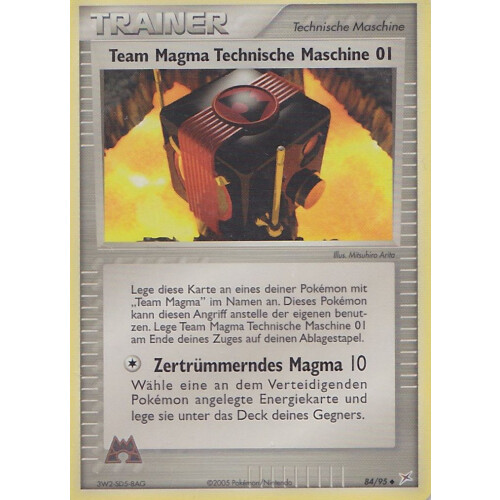 Team Magma Technische Maschine 01 - 84/95 - Reverse Holo