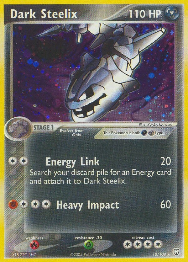 Dark Steelix 10/109 Reverse Holo