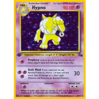 Hypno - 8/62 - Holo 1st Edition