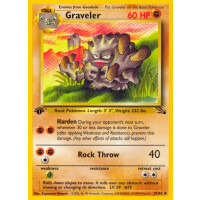 Graveler - 37/62 - Uncommon 1st Edition