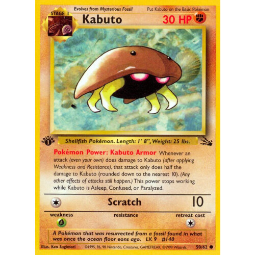 Kabuto - 50/62 - Common 1st Edition