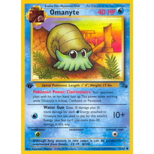Omanyte - 52/62 - Common 1st Edition
