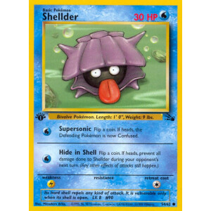 Shellder - 54/62 - Common 1st Edition