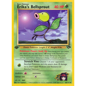 Erikas Bellsprout - 38/132 - Uncommon 1st Edition