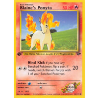 Blaines Ponyta - 64/132 - Common 1st Edition