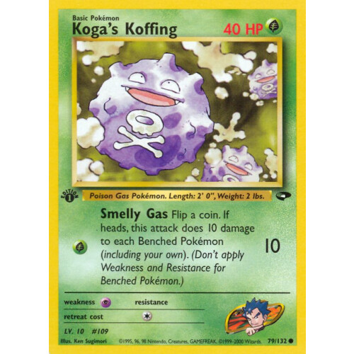 Kogas Koffing - 79/132 - Common 1st Edition