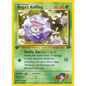 Kogas Koffing - 79/132 - Common 1st Edition