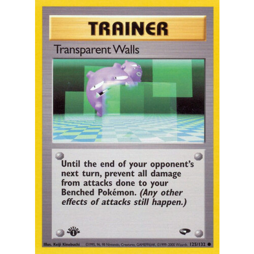 Transparent Walls - 125/132 - Common 1st Edition