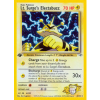 Lt. Surges Electabuzz - 6/132 - Holo 1st Edition