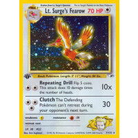 Lt. Surges Fearow - 7/132 - Holo 1st Edition