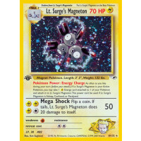 Lt. Surges Magneton - 8/132 - Holo 1st Edition