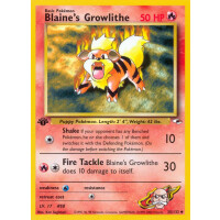 Blaines Growlithe - 35/132 - Uncommon 1st Edition