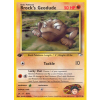 Brocks Geodude - 38/132 - Uncommon 1st Edition
