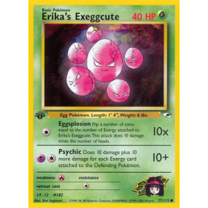 Erikas Exeggcute - 77/132 - Common 1st Edition