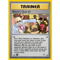 Blaines Quiz #1 - 97/132 - Rare 1st Edition