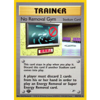 No Removal Gym - 103/132 - Rare 1st Edition