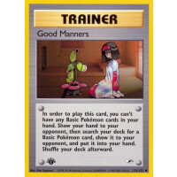 Good Manners - 111/132 - Uncommon 1st Edition