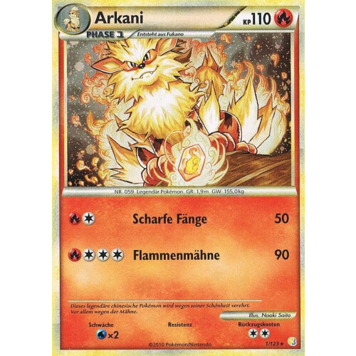 Arkani - 1/123 - Reverse Holo
