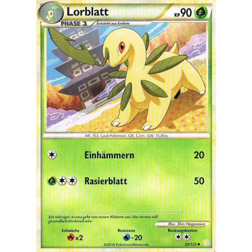 Lorblatt - 35/123 - Reverse Holo