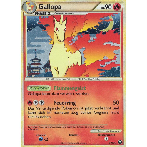 Gallopa - 8/102 - Reverse Holo